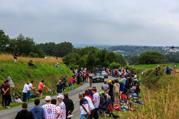 Louverne Francia Junio 2021 Ciclista Holandés Cees Bol Del Dsm — Foto de Stock