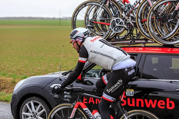 Chateau Renard Frankreich März 2017 Der Niederländische Radrennfahrer Roy Curvers — Stockfoto