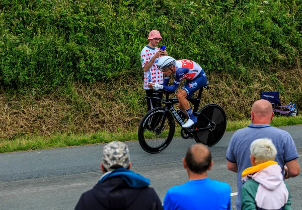 Louverne Ranska Kesäkuuta 2021 Italian Pyöräilijä Vincenzo Nibali Team Trek — kuvapankkivalokuva