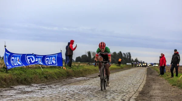 Gruson Frankreich Oktober 2021 Die Italienische Radsportlerin Elisa Longo Borghini — Stockfoto