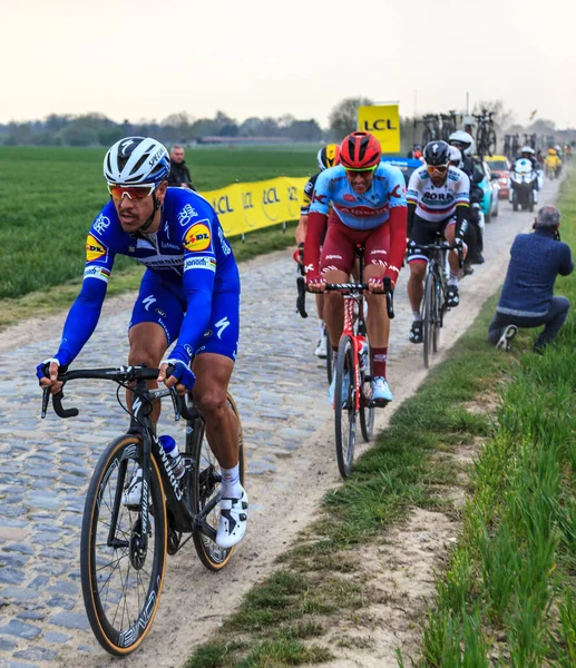 Cysoing Francia Abril 2019 Ciclista Belga Philippe Gilbert Del Team — Foto de Stock
