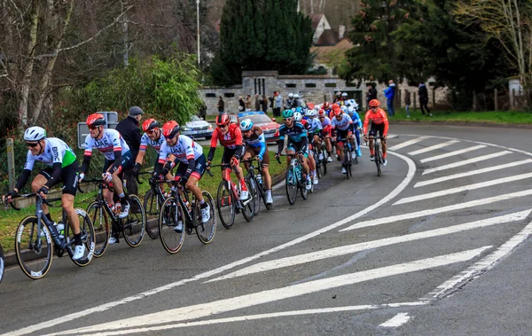 Beulle France March 2019 Peloton Riding Cote Beulle Stage Paris — Stock Photo, Image