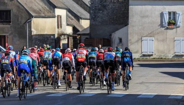 Allainville Beauce France March 2022 Rear Image Peloton Ride Stage — 스톡 사진