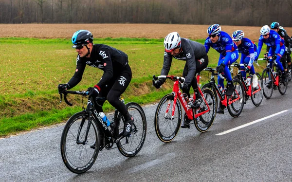 Chateau Renard Frankreich März 2017 Das Peloton Auf Der Etappe — Stockfoto