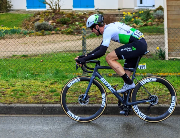 Beulle Frankrike Mars 2019 Den Österrikiske Cyklisten Bernhard Eisel Från — Stockfoto