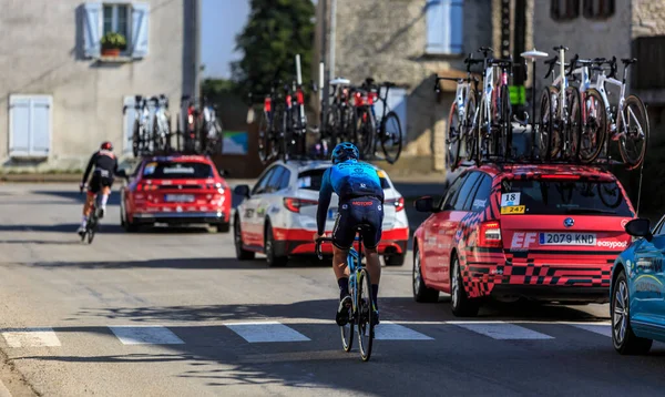 Allainville Beauce Francja Marca 2022 Włoski Kolarz Samuele Battistella Drużyny — Zdjęcie stockowe