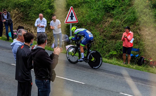 Louverne France June 2021 Dutch Cyclist Boy Van Poppel Intermarche — Stockfoto