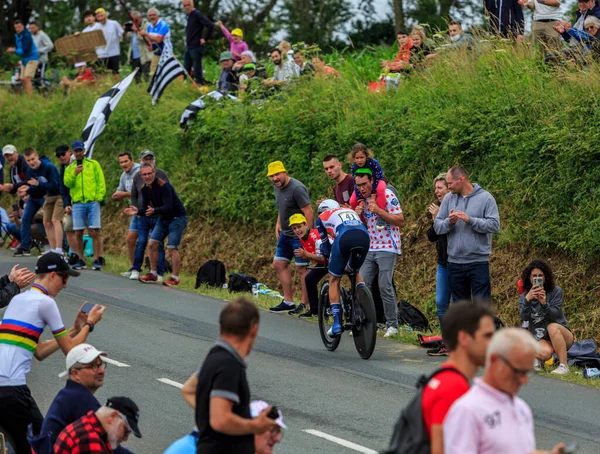 Louverne France June 2021 Italian Cyclist Vincenzo Nibali Team Trek — Stock Photo, Image