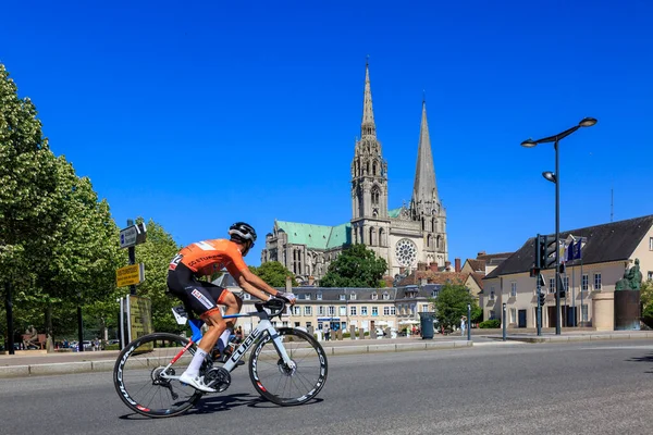 Chartres France May 2021 French Cyclist Baran Simon Team Etupes — Fotografia de Stock
