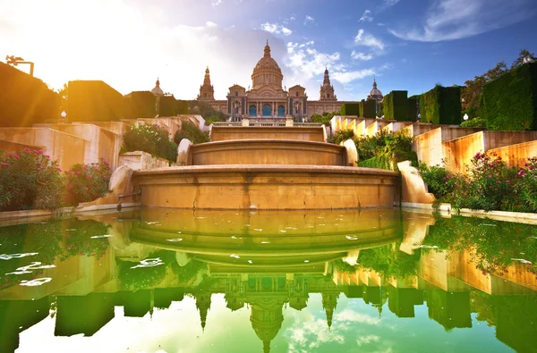 The national Palace in Barcelona — Stock Photo, Image