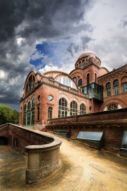 Hastane de la santa creu ben sant pau. Barselona. İspanya.