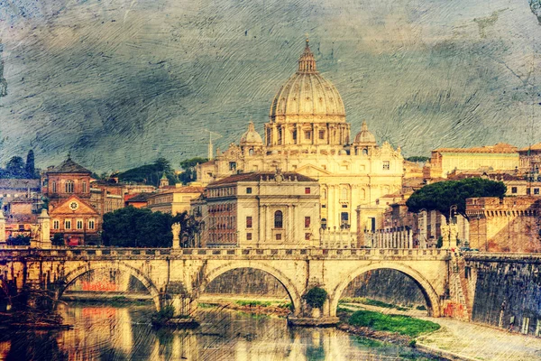 St. Peter's cathedral in Rome, Italy — Stock Photo, Image