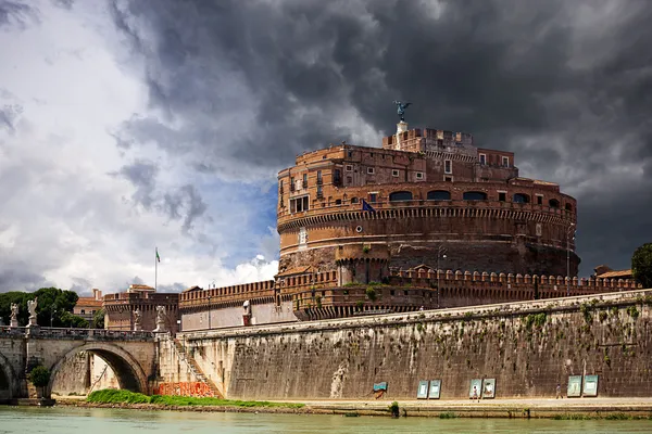 Slottet sant ' angelo. Rom. Italien. — Stockfoto