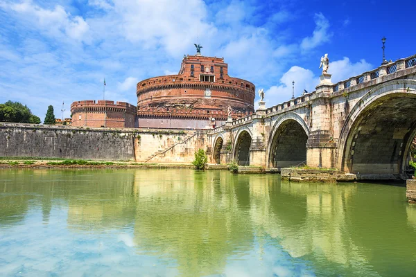 城 sant ' angelo。ローマ。イタリア. — ストック写真