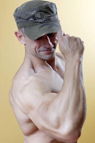 Soldiers in good physical shape — Stock Photo, Image