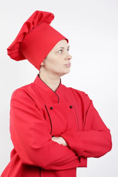 Chef donna — Foto Stock