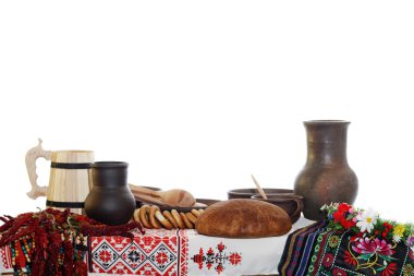 Ukrainian utensils clipart