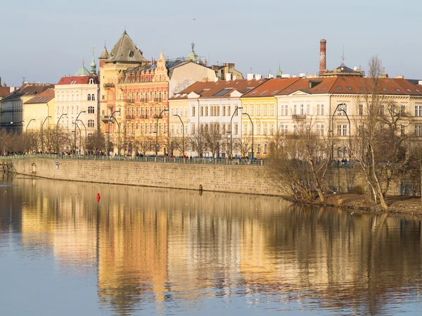 Widok na Pragę, Republika Czeska — Zdjęcie stockowe