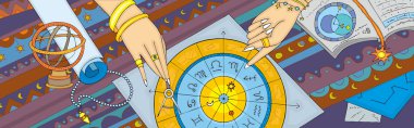Astroloji prognostication afiş