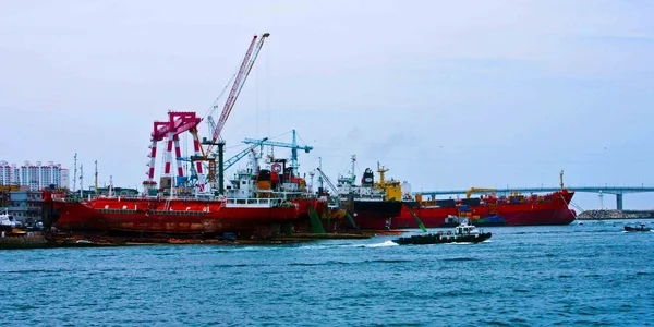 Cargo ships Royalty Free Stock Images