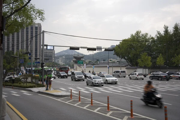 Seoul. Straße. Südkorea — Stockfoto