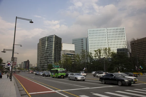 首尔。街。韩国 — 图库照片