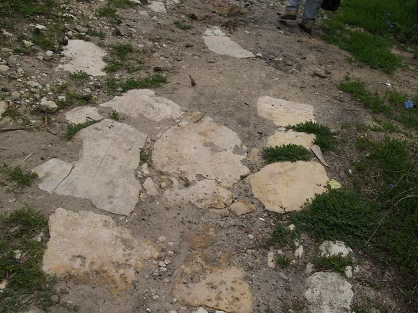 Eski taş yol — Stok fotoğraf