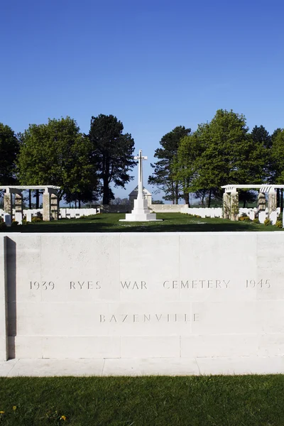 Cimitirul Război Ryes — Fotografie, imagine de stoc