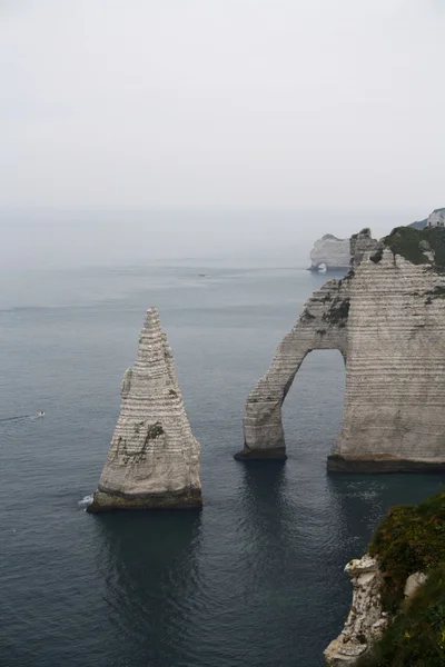 Aval Amont et L'Aiguille Zdjęcia Stockowe bez tantiem