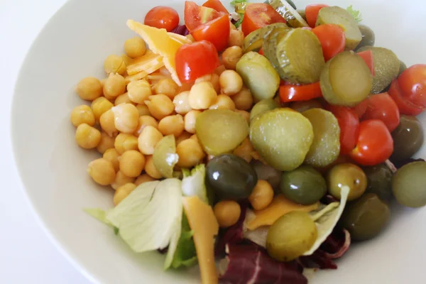 Salada mediterrânica Imagens Royalty-Free