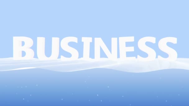 Business tecken — Stockvideo