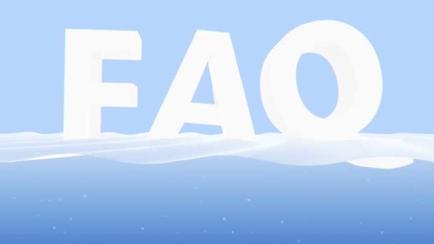 FAQ do mar — Vídeo de Stock