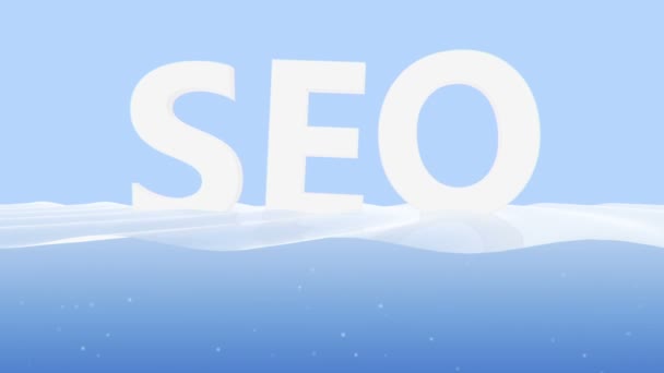 Animação Sea Seo — Vídeo de Stock