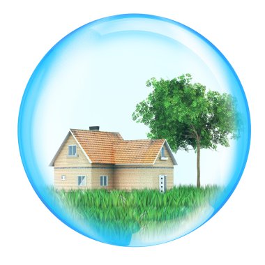 Kürenin içinde bir ağaç evi