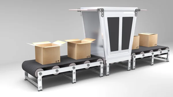 Konveyör bant transformatör ile