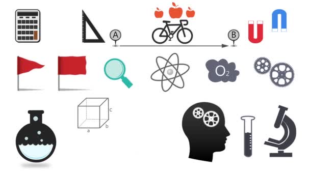 Concept d'éducation et sciences infographies graphiques 