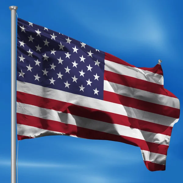 USA flagga Stockbild