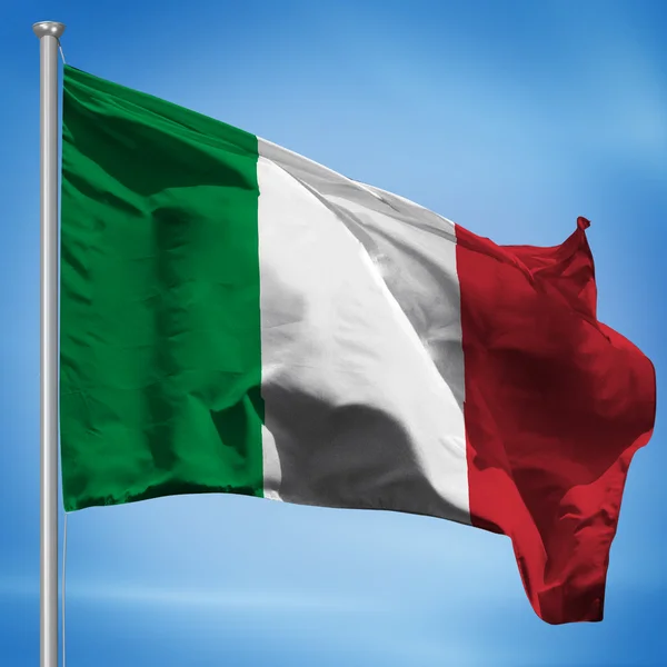 Italienische Flagge Stockbild