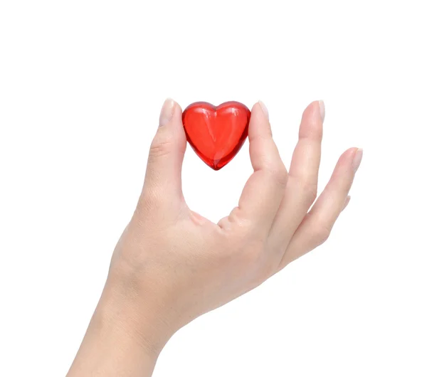Coração na mão — Fotografia de Stock