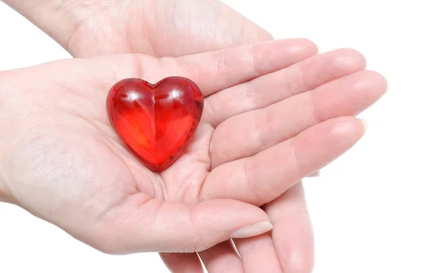 Corazón en la mano — Foto de Stock