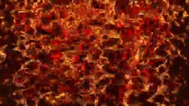 Altın dalgalar soyut sıvı arkaplan