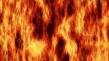 Alev yanan arkaplan yavaş canlandırması