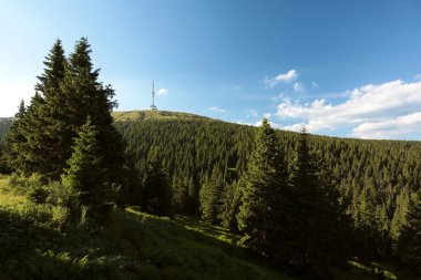 Praded (1491 m) in Czech Republic clipart