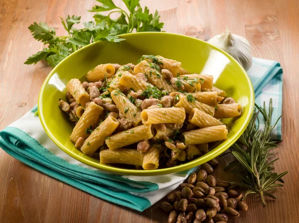 Pasta och bönor — Stockfoto