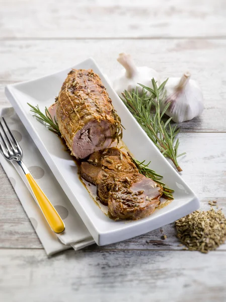 Asado con semillas de hinojo, enfoque selectivo — Foto de Stock