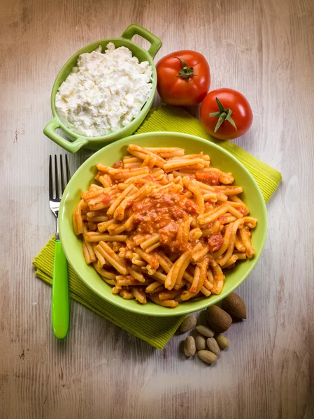 Ricotta reklam badem Sicilya tarifi ile csarecce — Stok fotoğraf