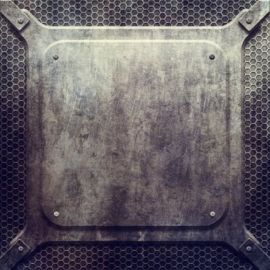 metal grunge plaka