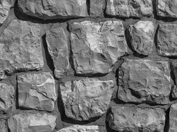 Parede de pedra preta — Fotografia de Stock