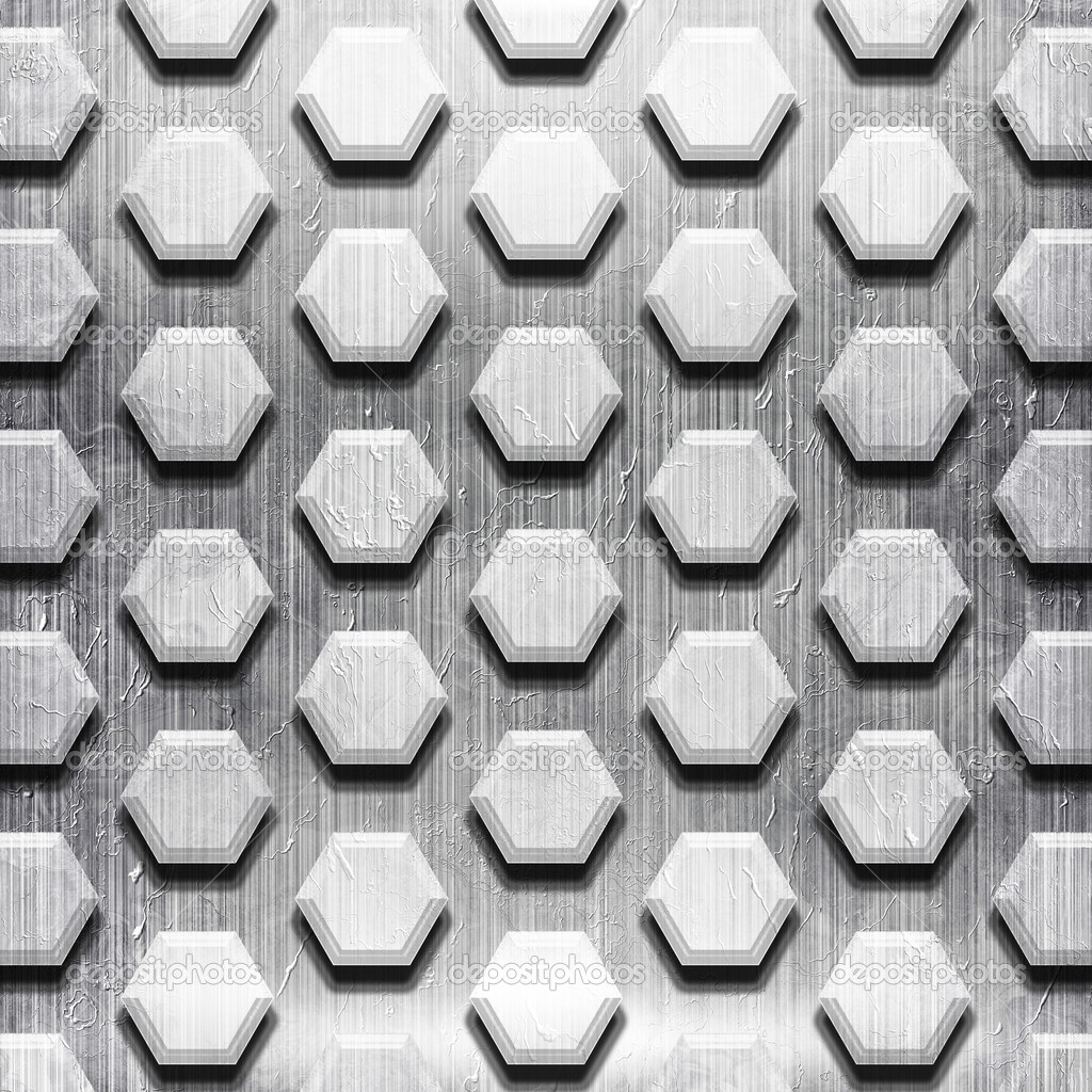 Honeycomb metal grid