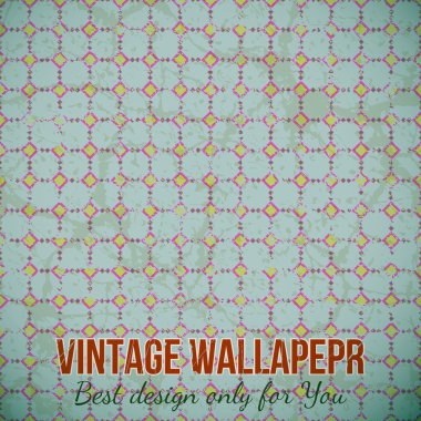 Retro pürüzsüz desen